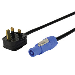 13A Plug - Powercon Mains Lead 10.0m