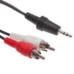2 x RCA - 3.5mm Jack 3.0m
