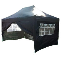 Chinese Hat Pop Up Gazebo 4.5m x 3m (Black)