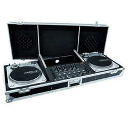 Coffin Flight Case for 2no. Turntables and 19" Mixer