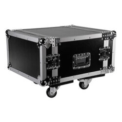 Flight Case for 6U 19" Rack with Wheels