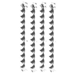 Ground Anchor Kit 4-Way (Spirafix)