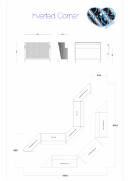 LED Bar Inverted Corner