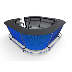 LED Bar Round Corner Island