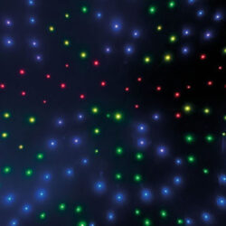 LED Star Drape RGB 4m x 6m