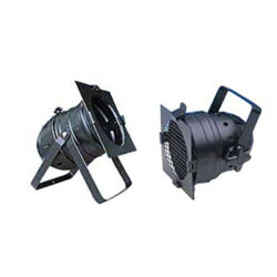 PAR56 Short Can Black 300W Medium Flood w / Frame