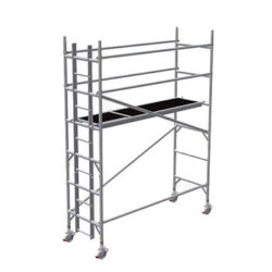 Scaffold Tower PH 1.7m / WH 3.7m (2.5m x 1.45m Double Width)