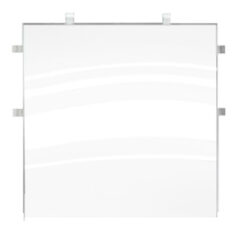 White Deluxe Dance Floor Half Panel