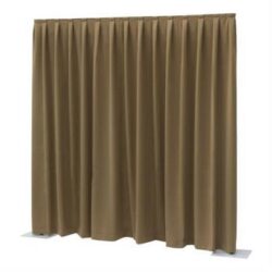 Wentex Pleated Drape Brown (3m x 3m)