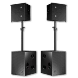 HK audio CT208 x 2 & CT118 x 1 Per Side Ground Stacked Line Array