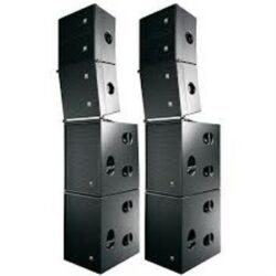 HK audio CT208 x 2 & CT118 x 2 Per Side Ground Stacked Line Array