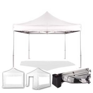 Professional Pop Up Gazebo 3m x 3m (White)