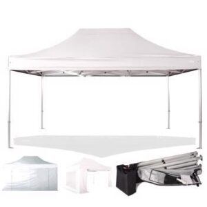 Professional Pop Up Gazebo 3m x 4.5m (White)