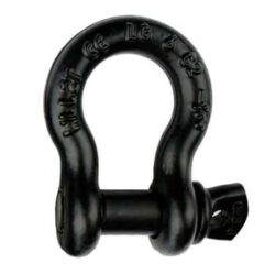 2 Ton BLACK FINISH Bow Shackle