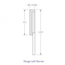 Barrier / mojo End Cap/Ramp (Left)