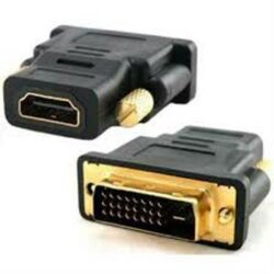DVI-D Plug to HDMI Socket Adapter