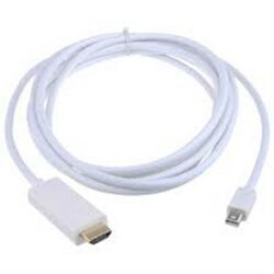 Mini DisplayPort to HDMI Male to Male Lead, 5m White