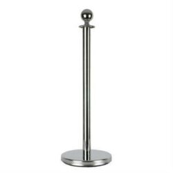 Round Top Cord Pole Base (Chrome) Component
