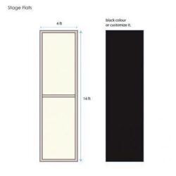 Scenery Flat 14ft x 4ft (4270mm x 1220mm)