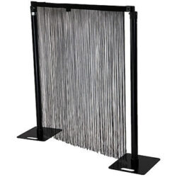Wentex Spaghetti Curtain Black (3m x 4m)