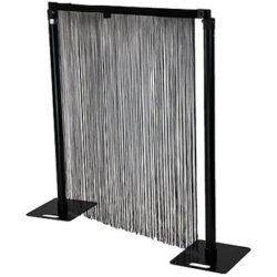 Wentex Spaghetti Curtain Black (3m x 3m)