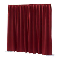 Wentex Pleated Drape Red (3m x 3m)