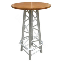 Poseur Table High Top Quad Truss