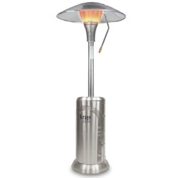 Patio Heater 15Kw Silver / Grey