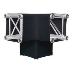 Quad Truss Sleeve / Sock 3 Way 90 Degree Corner Black