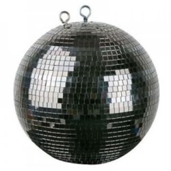 30cm (12") Black Mirror Ball