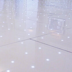 White LED Starlight Deluxe Dance Floor 18ft x 16ft