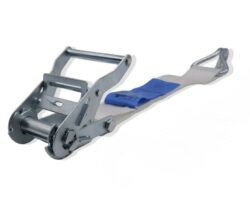 60mm White Hooked Ratchet Buckle 0.7m